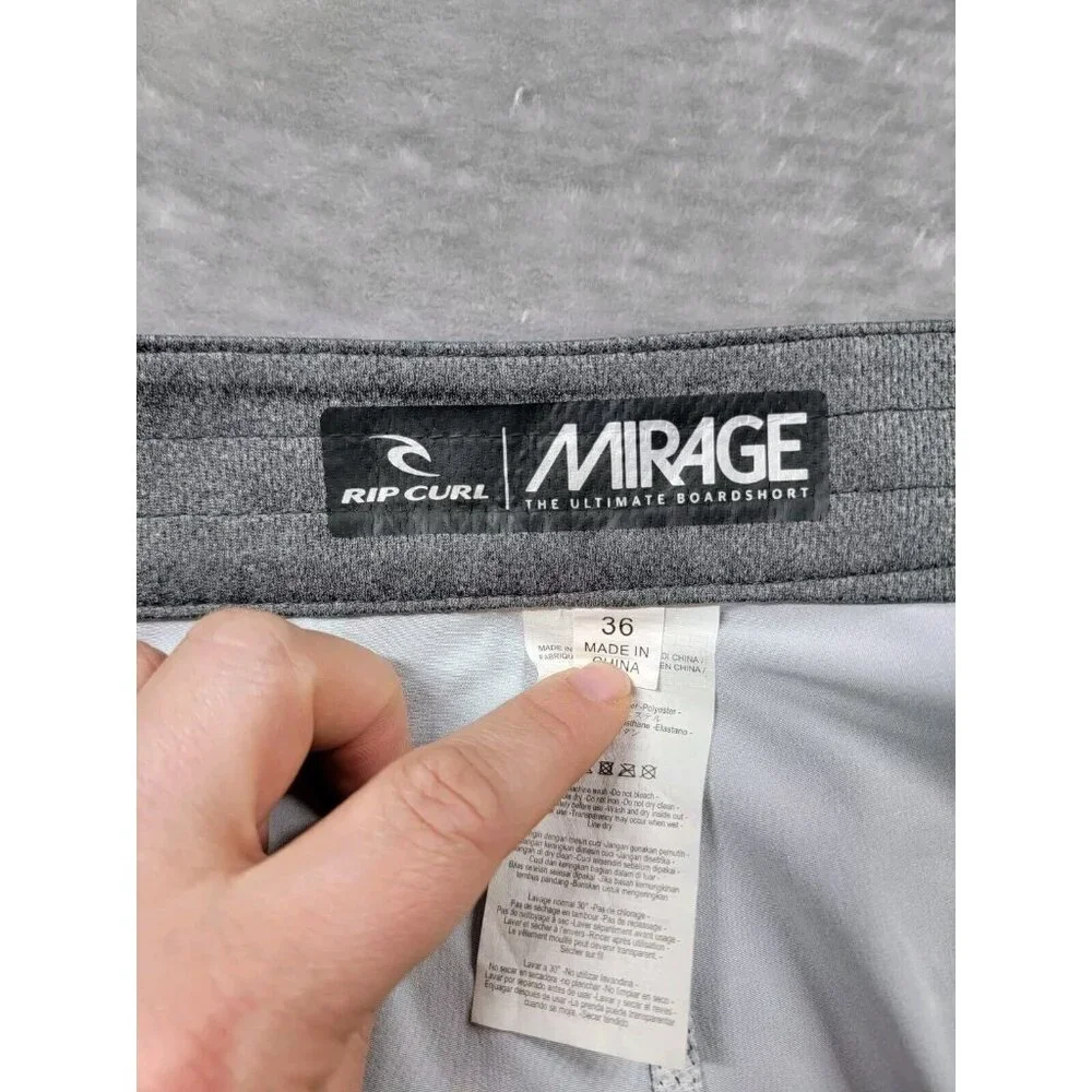 Rip Curl Mirage Mens Board Shorts Swim Trunks‎ Blue Pineapples Size 36